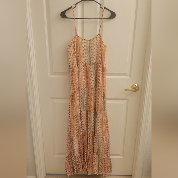 Sezane Boho Chic Floral Multico Ama Maxi Dress - Picture 11 of 13